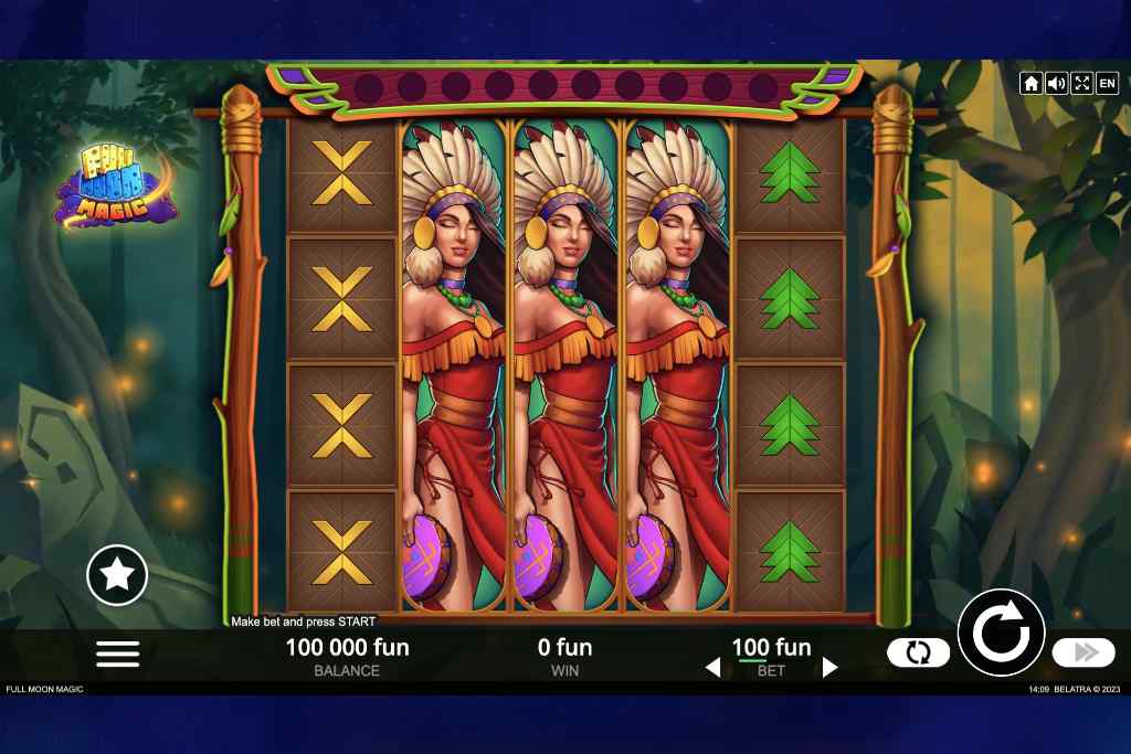 Обзор слота Full Moon Magic от Belatra Games